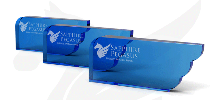 UAS Wins Sapphire Pegasus Business Aviation Award