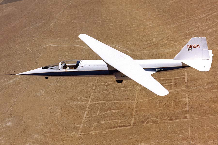 Unique Flying Machines: NASA AD-1