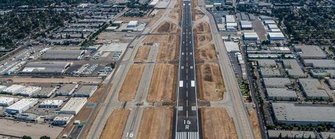 Van Nuys Runway Night Closure