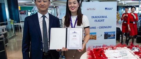 UAS Supports Sichuan Airlines On Inaugural Flight To Rome