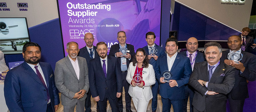 UAS Celebrates Outstanding Global Suppliers At EBACE 2023